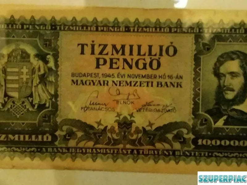 használt papírpénz