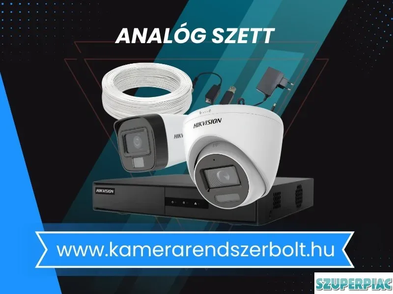 Analóg HD kamera megfigyelőrendszer szett