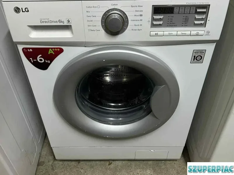 LG elöltöltős mosógép garanciával