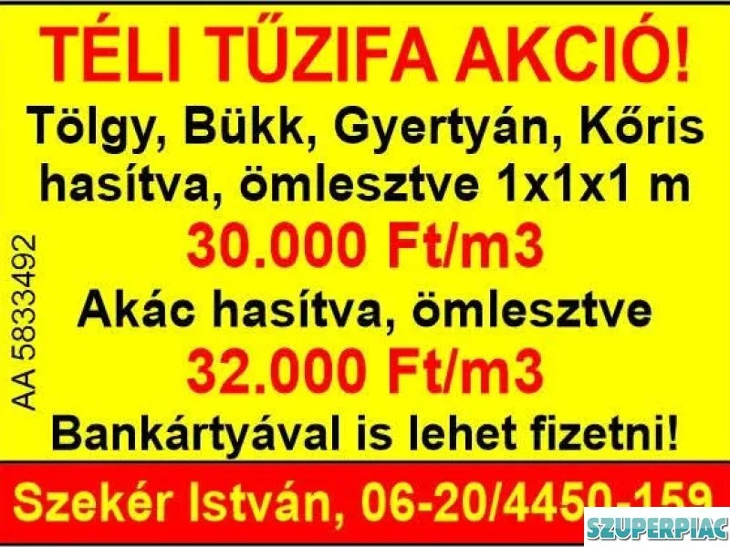 TÜZIFA ESZTERGOM