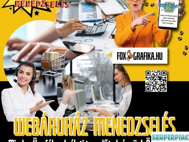 WEBÁRUHÁZ MENEDZSELÉS FoxGrafika