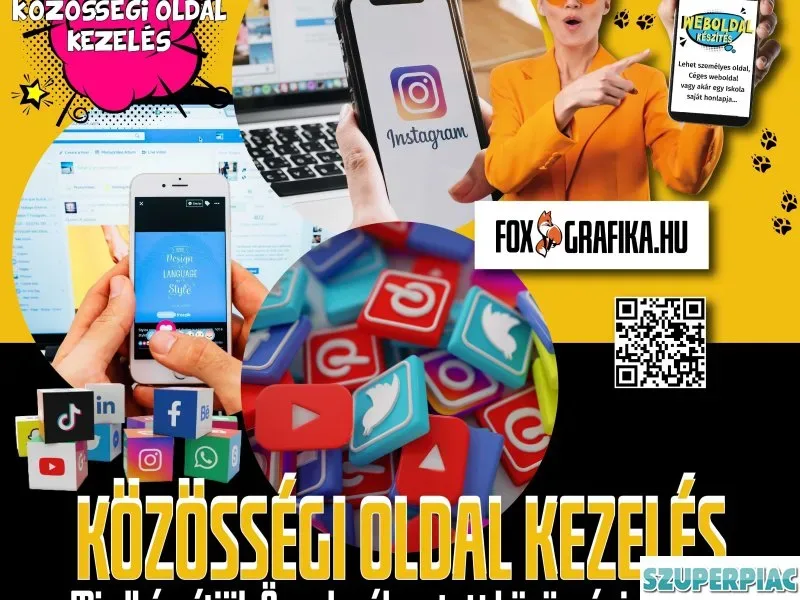 KÖZÖSSÉGI OLDAL KEZELÉS FoxGrafika