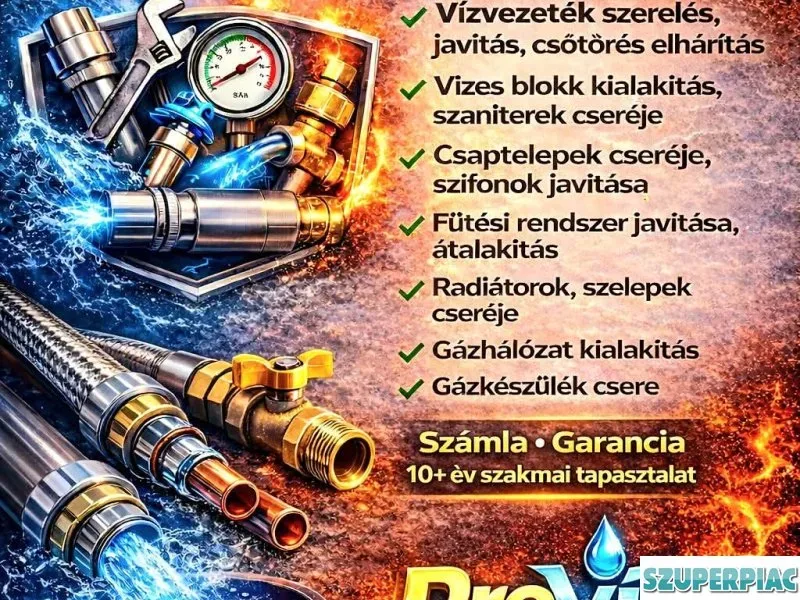 VízGázFűtésszerelés