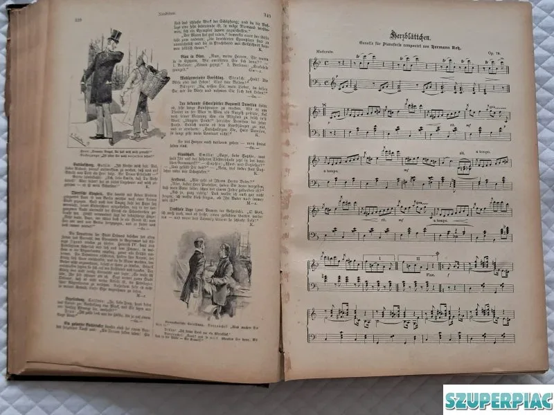 Az Universum 1890es 6 évfolyamos gót betűs kiadása