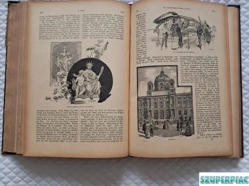 Az Universum 1890es 6 évfolyamos gót betűs kiadása