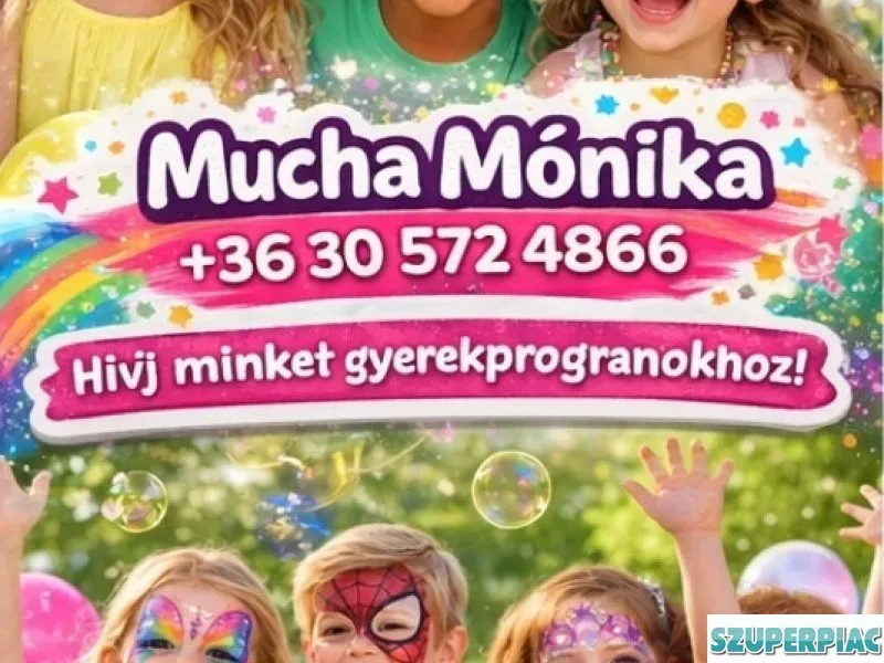 Arcfestés Csillámtetoválás Henna festés Homok kép Trambulin