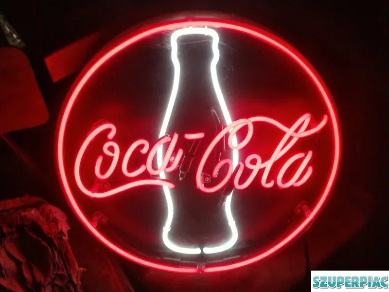 Coca Cola neon reklám retro 