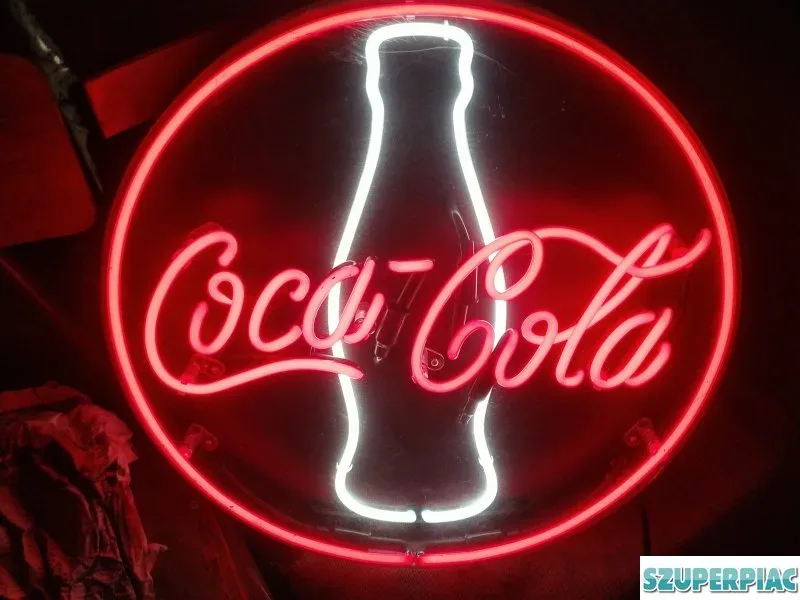 Coca Cola neon reklám retro 