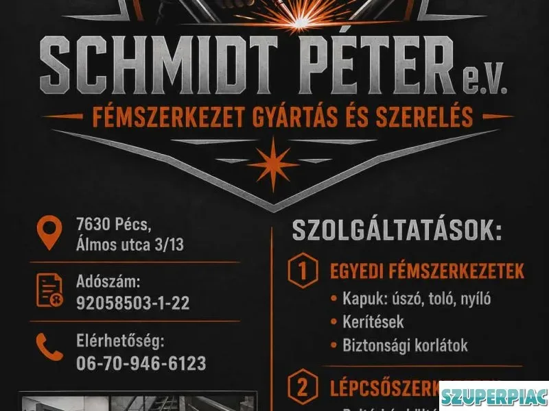 Fémszerkezet Gyártás és Szerelés