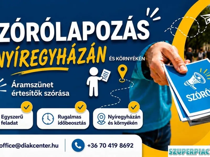 Szórólapozás Nyíregyházán és környékén
