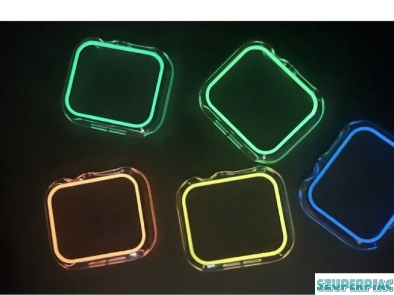 Apple Watch fluoreszkáló műanyag védőtok