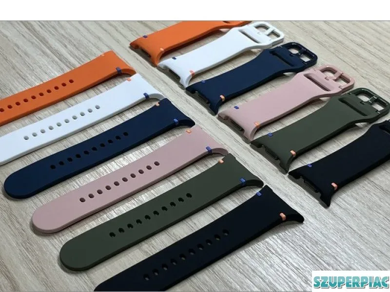 Samsung Galaxy Watch 8 színes szilikon óraszíj
