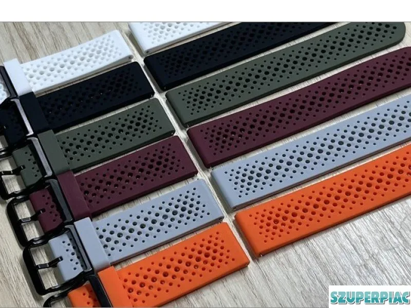 Lélegző sport szilikon szíj 20mm