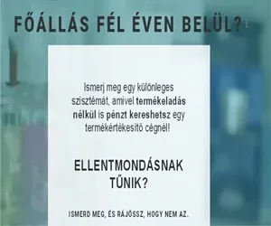 Főállás féléven belül? Főállás féléven belül?