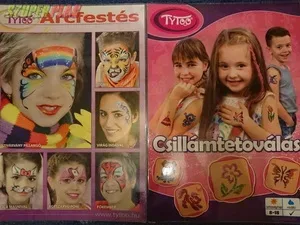 Arcfestés, csillámtetoválás Arcfestés, csillámtetoválás
