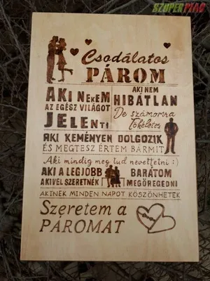 Fa gravírozás,  egyedi ajándékok - fali óra,  fa toll
