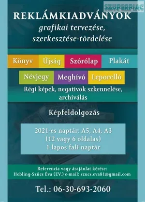 Könyvek,  újságok,  kiadványok tervezése,  tördelése