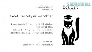 Excel alapok, és annál sokkal több Excel alapok, és annál sokkal több