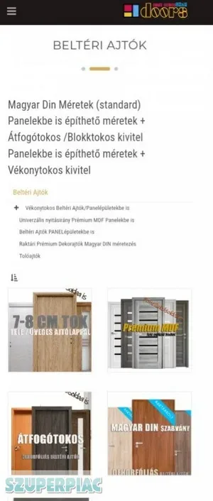 Beltéri ajtók Beltéri ajtók