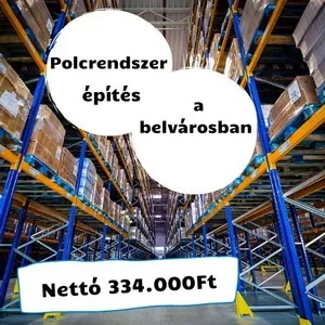 Polcösszeszerelés kétheti kifizetéssel a belvárosban Polcösszeszerelés kétheti kifizetéssel a belvárosban