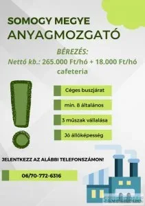 Somogy megye - Anyagmozgató