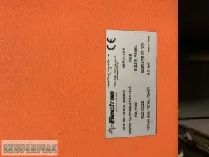 Electron 5 filteres porfestő elszívó kabin egy oldalú Electron 5 filteres porfestő elszívó kabin egy oldalú