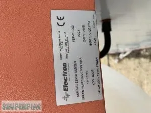 Electron 4 méteres gázüzemű porfestő beégető kemence Electron 4 méteres gázüzemű porfestő beégető kemence