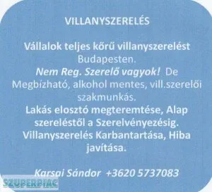 Villanyszerelés