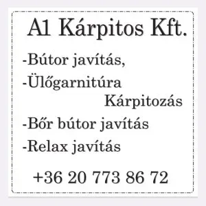 Bútor kárpitos