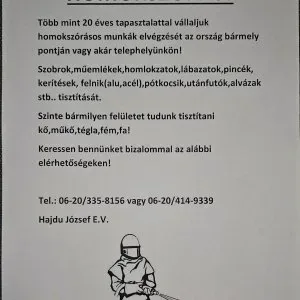 HomokszórásOrszágosan HomokszórásOrszágosan