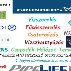 VÍZSZERELÉSFűtésszerelés VÍZSZERELÉSFűtésszerelés