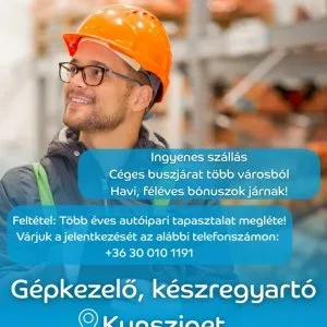 Operátor összecsomagoló munkatárs