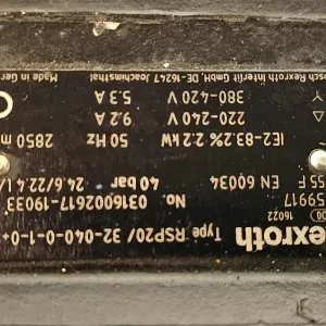 Rexroth RSP2032040 szivattyú 40 bar