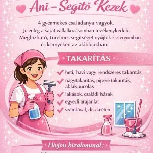 Takarítást vállalok Esztergomban és környékén