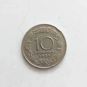 Ausztria 10 groschen 1925 Ausztria 10 groschen 1925