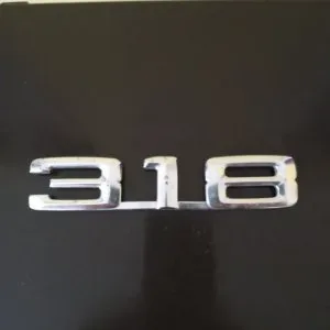BMW E 21 krom felirat BMW E 21 krom felirat