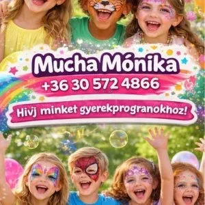 Arcfestés Csillámtetoválás Henna festés Homok kép Trambulin