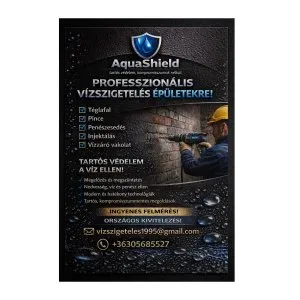 Vízszigetelés injektálással Falszárító vakolat