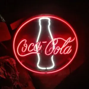 Coca Cola neon reklám retro 