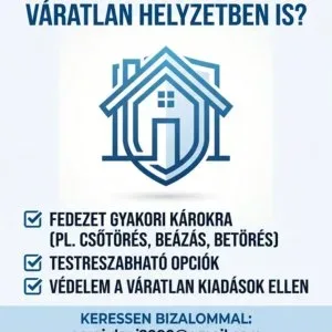 Személyre szabható lakásbiztosítás