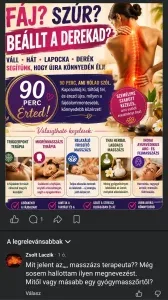 Masszázs szolgáltatás